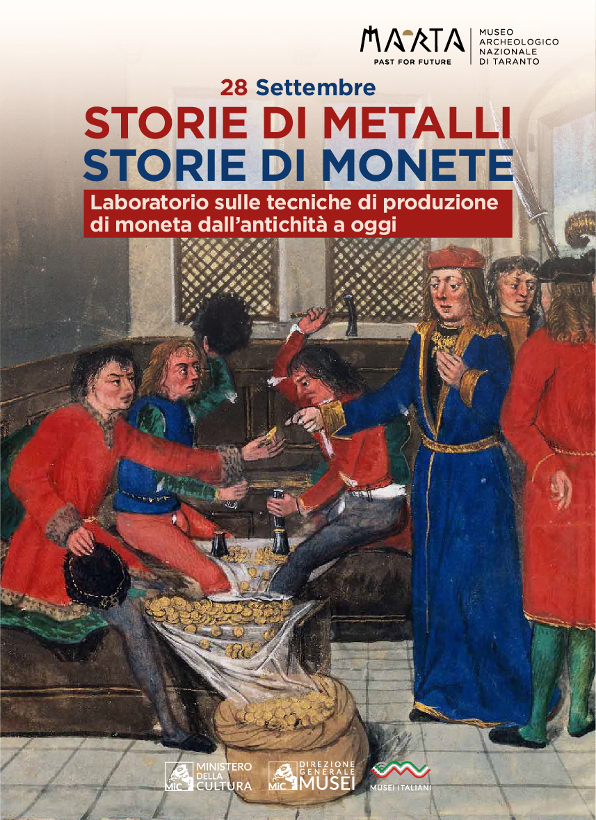 Storie di metalli, storie di monete - Laboratorio sulle tecniche di produzione di moneta dall’antichità a oggi