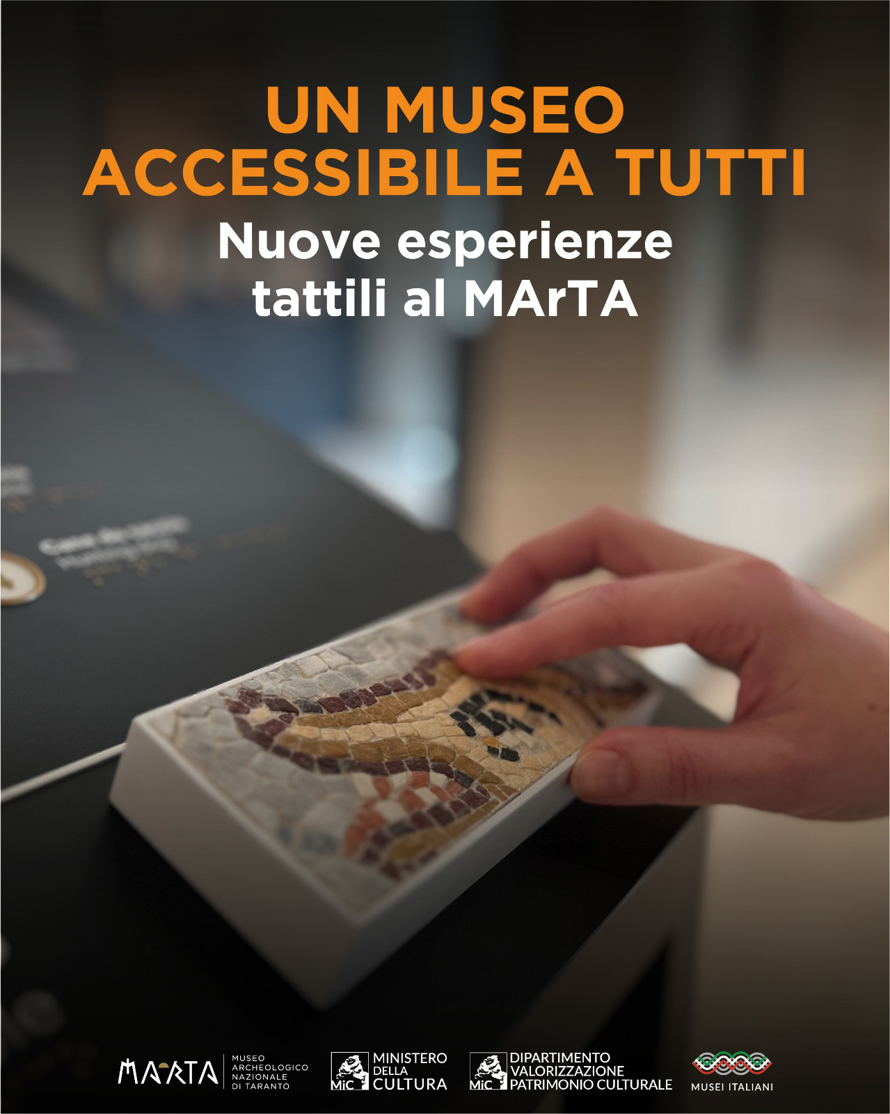 Nuove esperienze tattili al MArTA