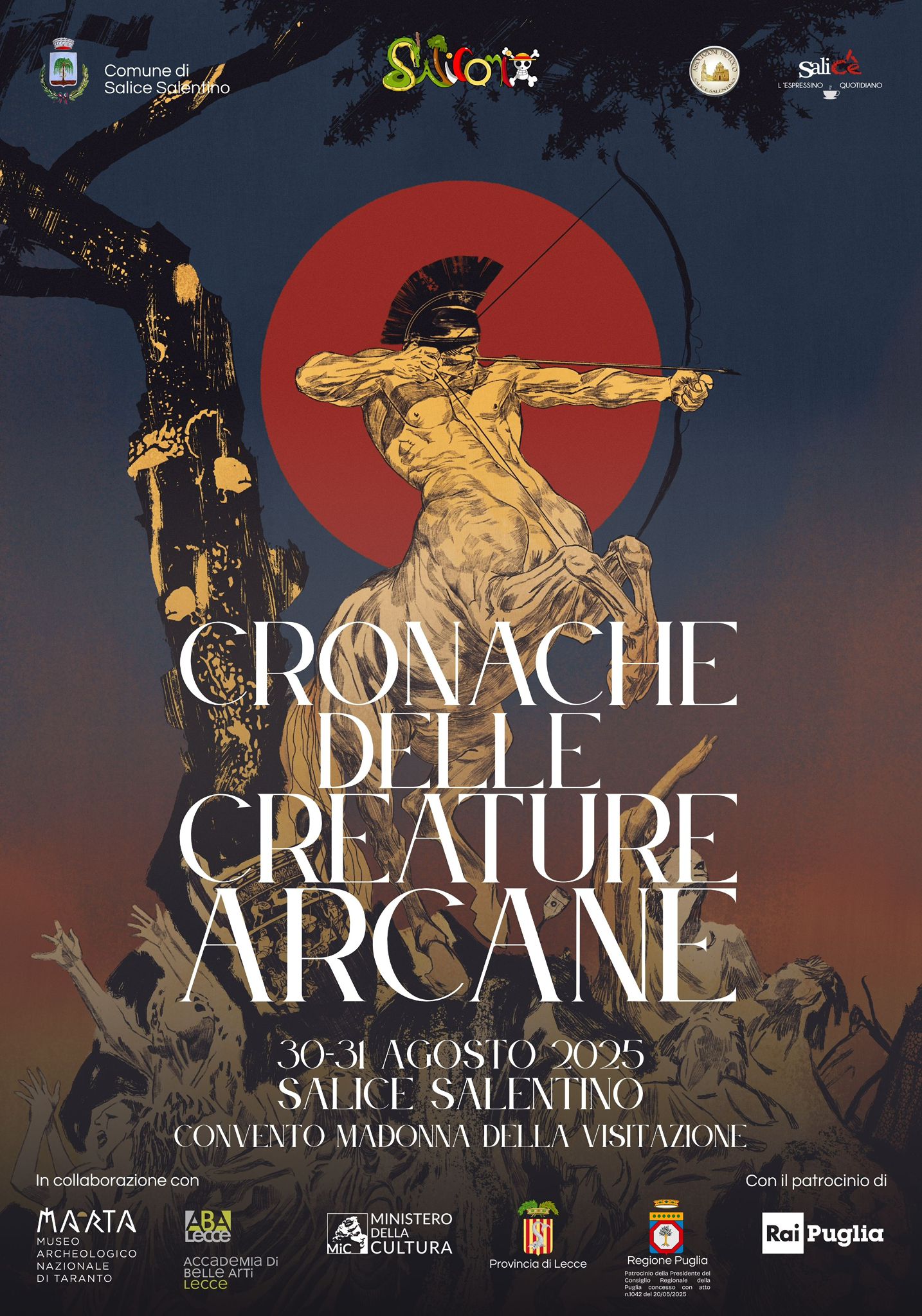 Le creature mitologiche del MArTA approdano al Salicomix