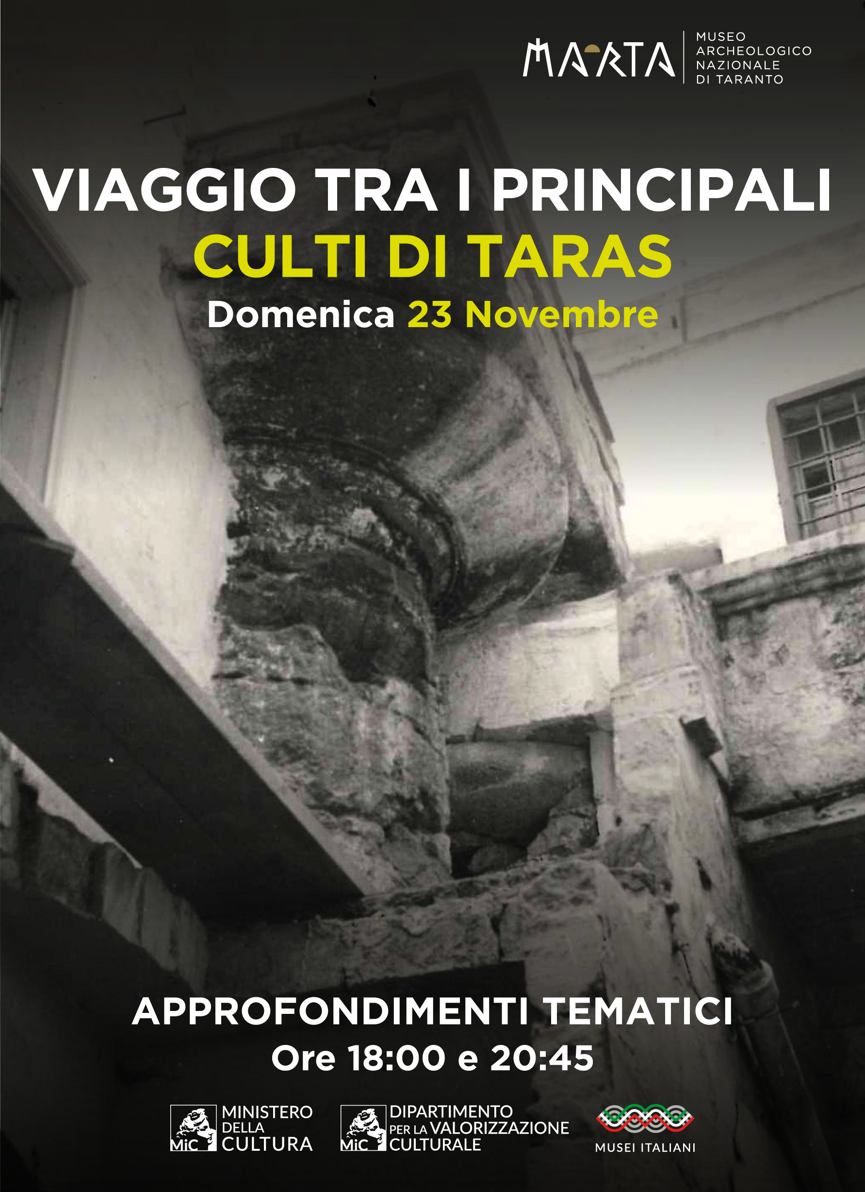 Viaggio tra i principali culti di Taras