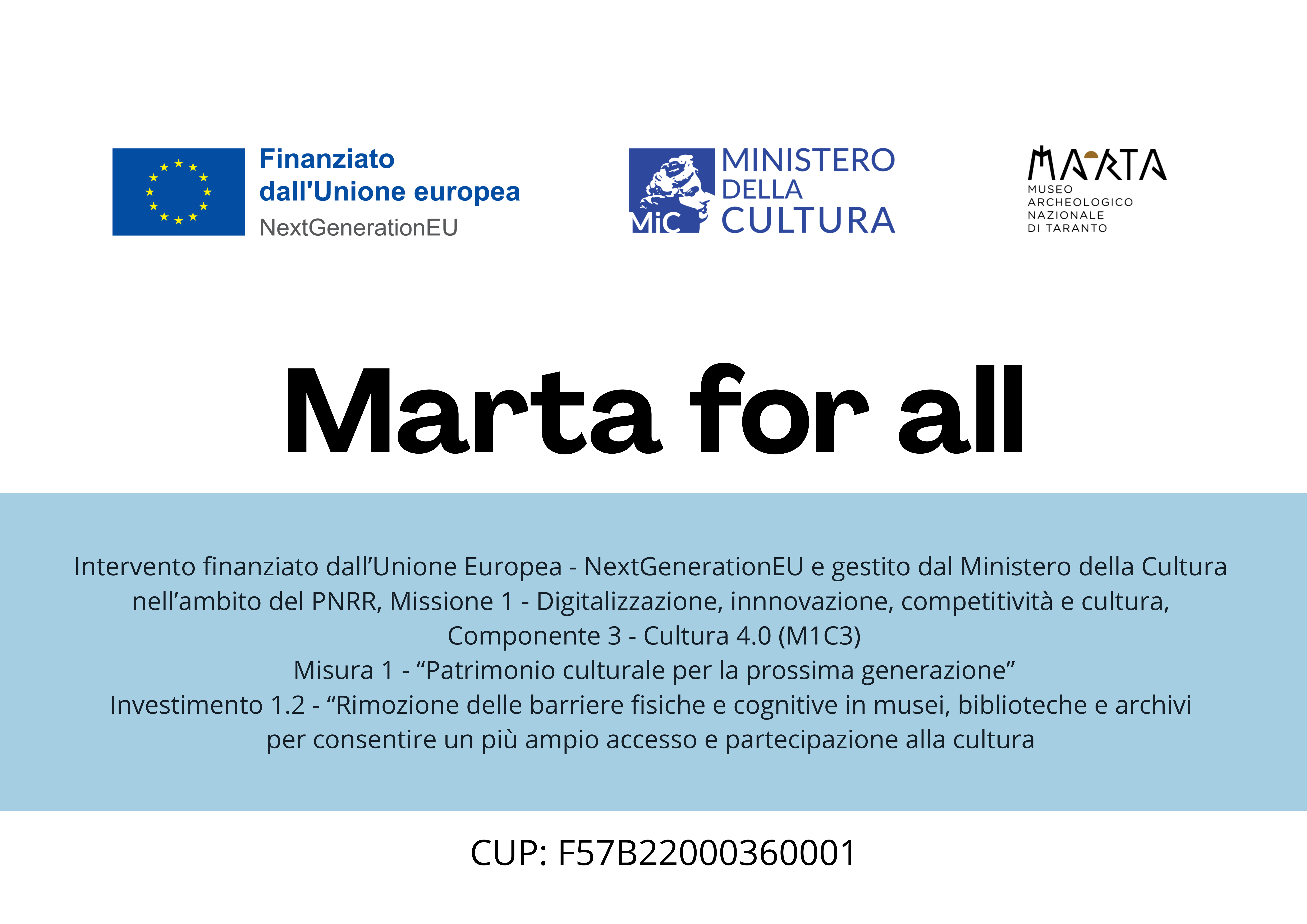 Progetto: MArTA for all