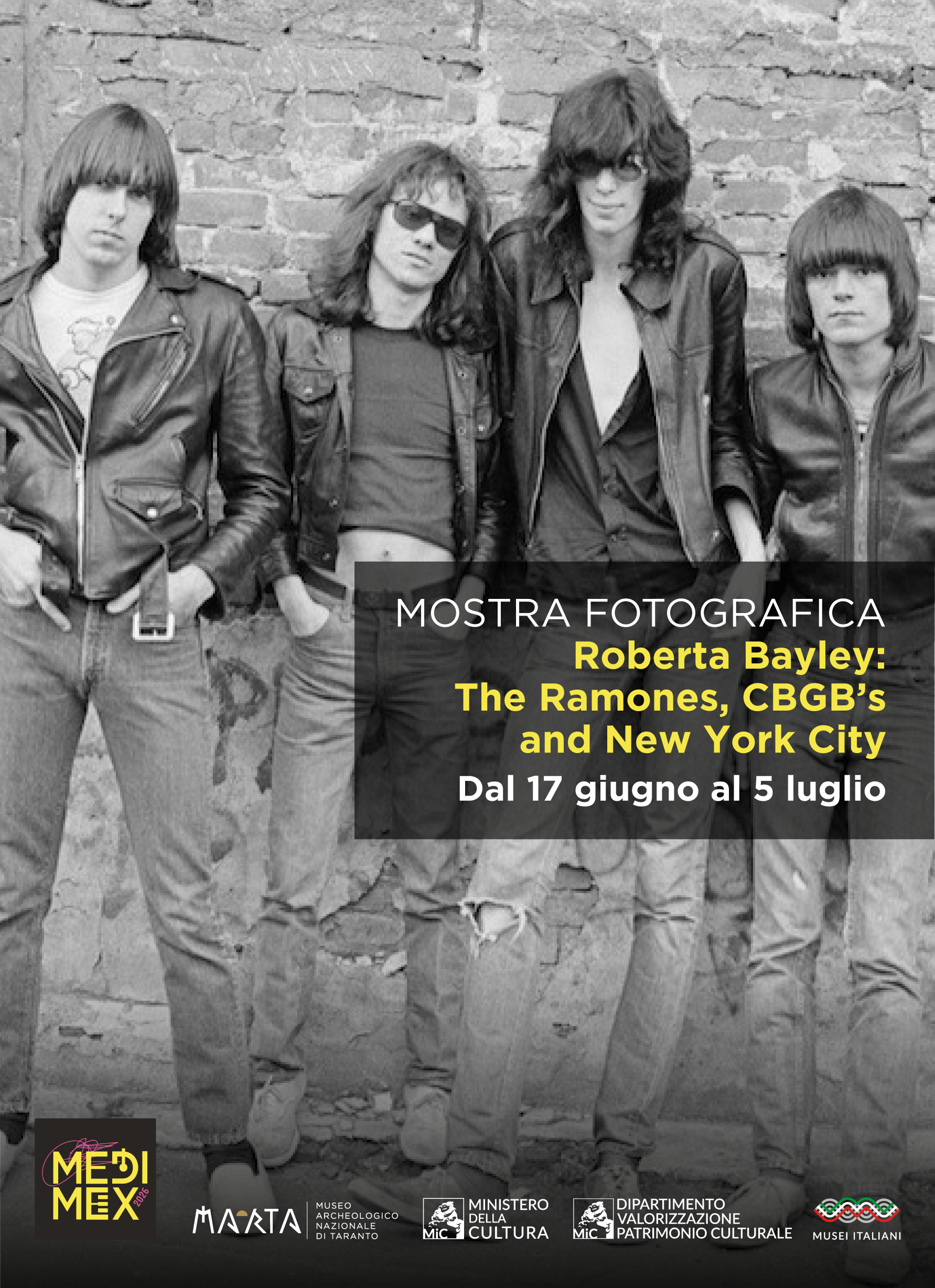 Mostra: Roberta Bayley: The Ramones, CBGB’s and New York City